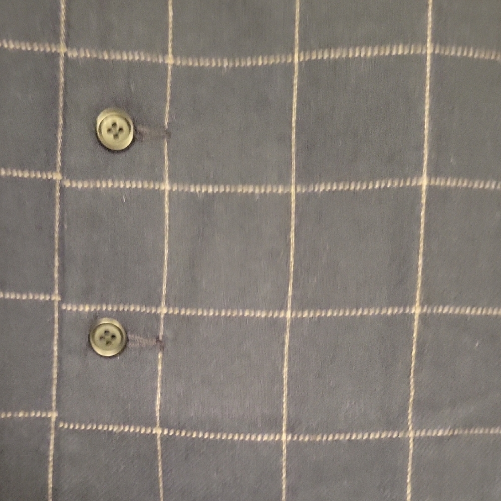 Vintage GAP Navy Windowpane Button-Front Vest - image 3